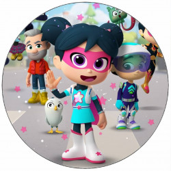 Essbares Papier StarBeam Zoe mit Freunden 19,5 cm