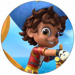 Essbares Papier Santiago segelt über das Meer Santiago 19,5 cm