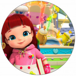 Essbares Papier Rainbow Ruby als Kochbuch 19,5 cm