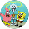 Essbares Papier SpongeBob und Freunde 19,5 cm