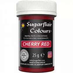 Gelierfarbe Cherry Red, Pastell, 25 g