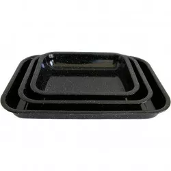 Emailierter Backblech 29 x 23 x 5 cm, hergestellt für BELIS/SFINX