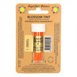 essbare Staubfarbe sunset orange 7ml