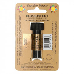 essbare Staubfarbe matt schwarz 7 ml