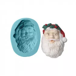 Silikonform Santa Claus 8x6 cm