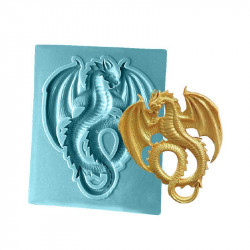 Silikon-Formenfigur Drache 8x6 cm