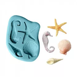 Silikonform – Meer 10 × 7 cm
