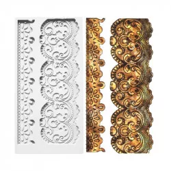 Silikonförmchen für Ränder rustic 25x12 cm