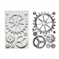 Silikonform Zahnräder 20x12cm