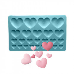 Silikon-Formen Herzchen 17,5×11 cm