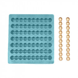 Silikon-Formiersatz Perlen 12x11 cm