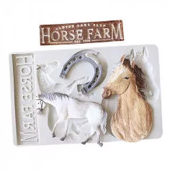 Silikonform Pferd 20x12,5 cm