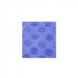 Prägestempel Relief 32 cm Blumen Muster