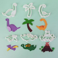 Satz Ausstechformen Dinosaurier