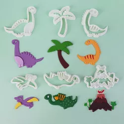 Satz Ausstechformen Dinosaurier