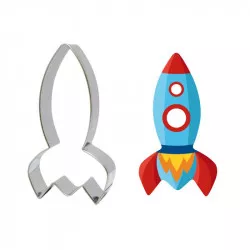 Ausstechform 108x57mm Rakete