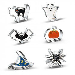 Ausstechformen-Set - 6 Stk Halloween