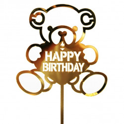 Kuchenstecker Bärchen 10 Stück - 9,5×8 cm