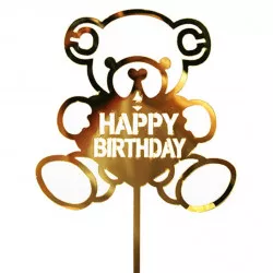 Kuchenstecker Bärchen 10 Stück - 9,5×8 cm