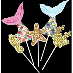 Meerjungfrau als Tortenaufsatz