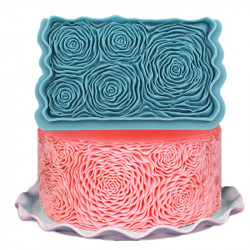 Silikon-Form för Oberflächen Rosen 18x11,5 cm
