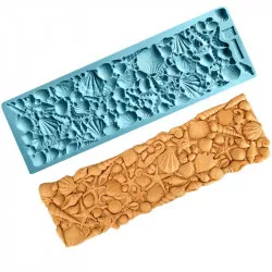 Silikon-Formteil für Meereshorizonte 35x11,5 cm