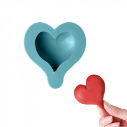 Silikonförmchen – Herzform – 8,5×8 cm