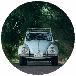 Essbares Papier VW Beetle 19,5 cm