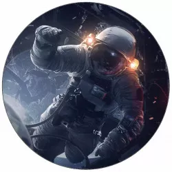 essbares Papier-Astronaut in der Raumkapsel 19,5 cm