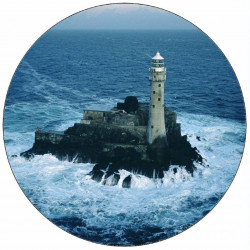 Essbarer Papier Leuchtturm auf dem Felsen 19,5 cm