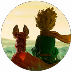 Essbares Papier Der Kleine Prinz und der Fuchs, der sitzt 19,5 cm