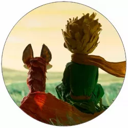 Essbares Papier Der Kleine Prinz und der Fuchs, der sitzt 19,5 cm