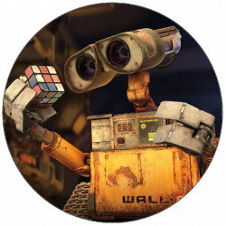 Essbares Papier Wall-I und Rubik's Würfel 19,5 cm