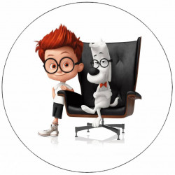 Essbares Papier Abenteuer von Mr. Peabody und Sherman 19,5 cm