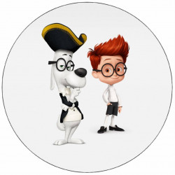Essbares Papier Peabody und Sherman 19,5 cm