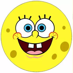 Essbares Papier SpongeBob und Freunde 19,5 cm