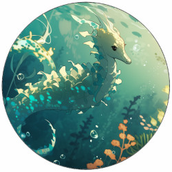 Essbarer Seepferdchen-Siegel 19,5 cm