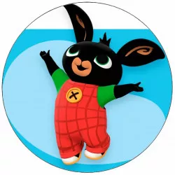 essbares Papier Kaninchen Bing hüpft 19,5 cm