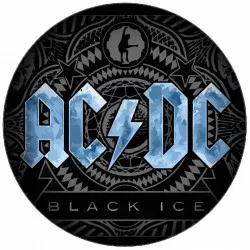 Essbares Papier Logo AC/DC Logo 19,5 cm