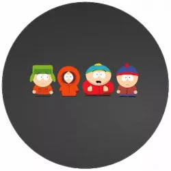 Essbares Papier Stadt-South-Park-Icons 19,5 cm