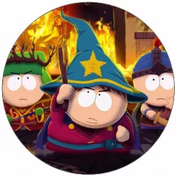 Essbares Papier Städtchen South Park Halloween 19,5 cm