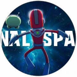 Essbares Papier Final Space Logo 19,5 cm