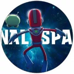 Essbares Papier Final Space Logo 19,5 cm