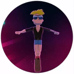 Essbares Papier Final Space Gary 19,5 cm