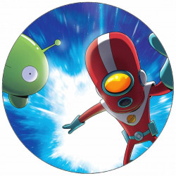 Essbares Papier Final Space Gary und Mooncake 19,5 cm