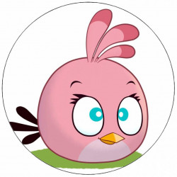 Essbares Papier Angry Birds Stella 19,5 cm