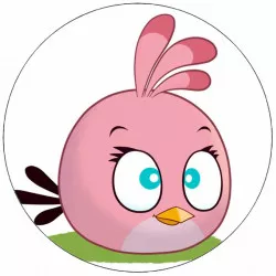 Essbares Papier Angry Birds Stella 19,5 cm