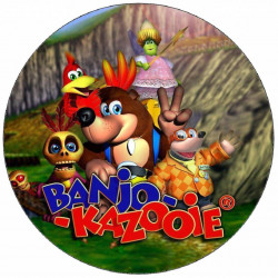 Essbares Papier Banjoo Kazooie 19,5 cm