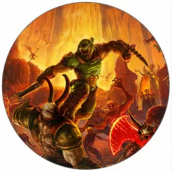essbares Papier Doom-Dämon 19,5 cm