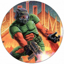 Essbares Papier Doom-Schütze 19,5 cm